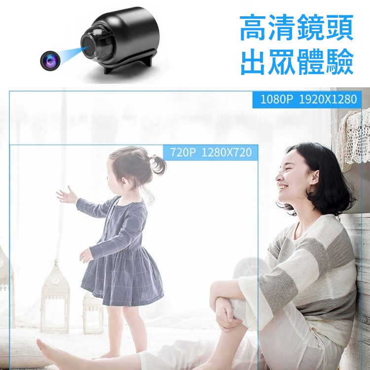 VXfive小型攝像機 【無需插線＋170°廣角鏡頭遠程監控+斷電續航＋免佈線安裝】至尊紐扣版