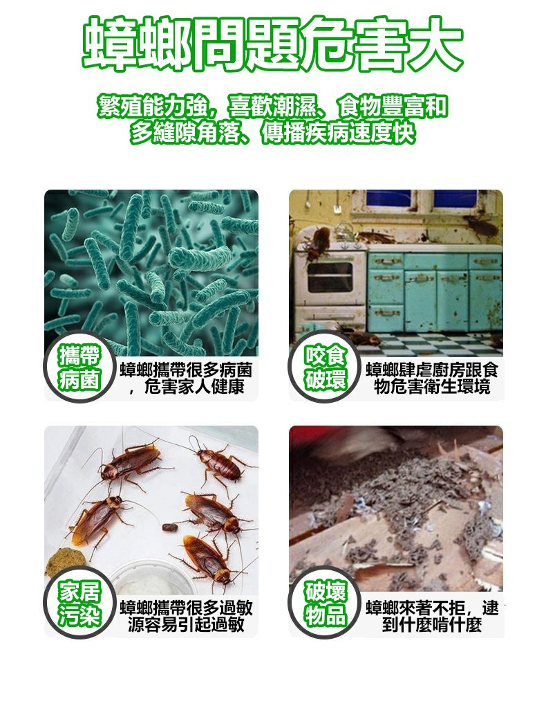 【日本驅蟲魔盒】蟑螂的生命力太頑強了！家裡只要有一隻那可就糟了，要不了幾天就會氾濫了！趕緊在家裡放這個【蟑螂魔盒】植物萃取不刺激，還能淨化空氣。母嬰可用，給家裡安裝一道屏障，讓蟑螂無處藏身