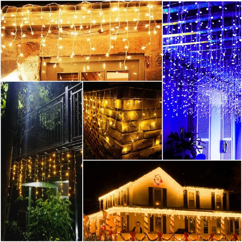 【買一送一】500公分高亮瀑布星星燈,多色可選,8種功能模式,營造浪漫氛圍,適用於多種場合 【買一送一】500公分高亮瀑布星星燈,多色可選,8種功能模式,營造浪漫氛圍,適用於多種場合